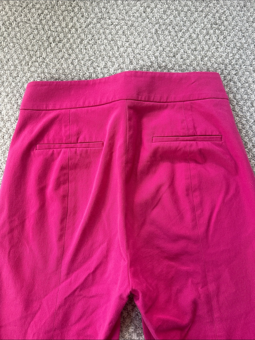 J. Crew Women’s Pink Tailored Straight-Leg Trousers Size 4 - Picture 5 of 5